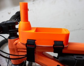 MTB Gabel Ausbauhilfe & Montagehalter | Lenker Ablage Tool | Bike Service Halter | Schrauben + Werkzeug Organizer | MTB eMTB Gravel