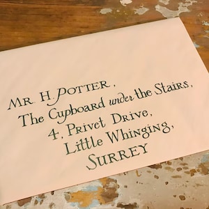 Carta Aceptación Hogwarts + Ticket Tren