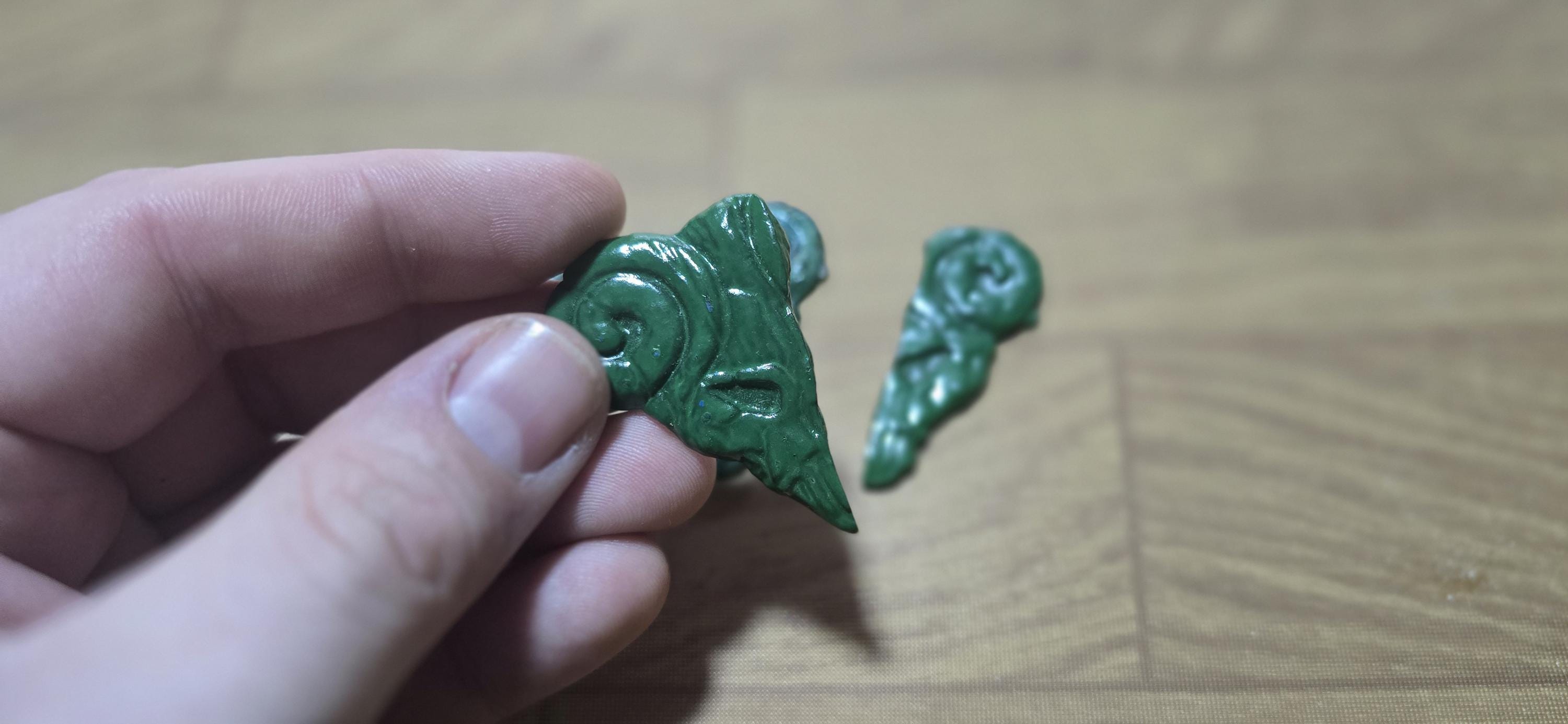 Replica of the Spike of Destiny from Jack Black's film, Tenacious D, in resin and hand-painted.
