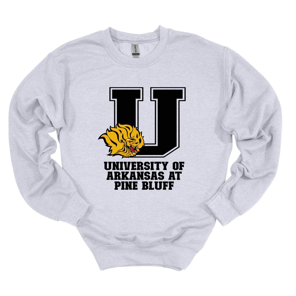 University Of Arkansas Pine Bluff Golden Lions Crewneck Hbcu Drip Gear Uapb Golden Lions 4Fansport
