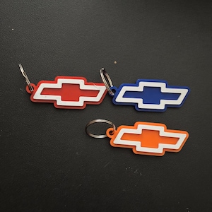 Chevy keychain Custom Personalized 3d printed custom car auto keychain Chevrolet