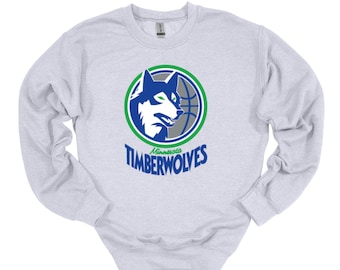 Vintage Timberwolves crewneck retro throwback 90s golden era basketball Vintage sweatshirt