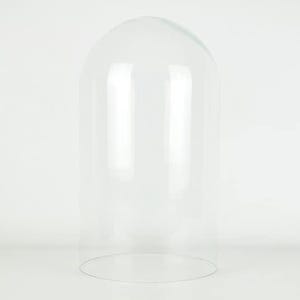 Glass Dome Display Cloche Bell Jar Vintage Look Medium 40 x 22 cm