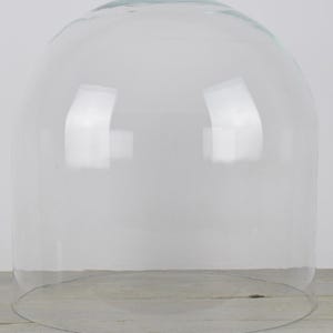 Glass Dome Display Cloche Jar Bell Vintage Look Large size 40 x 40 cm