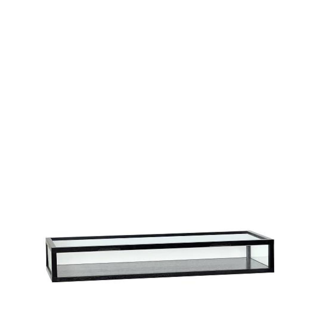Large Display Ash & Glass Box Black L:80 Cm - Etsy