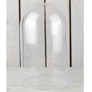 EMH Medium Glass Dome Display Cover Cloche 21 x 15 cm