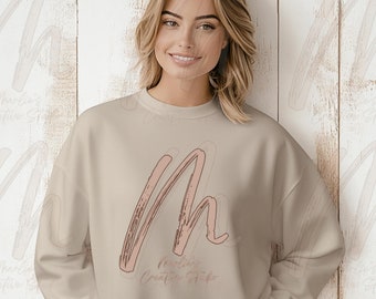 Gildan SF000 Sand Sweatshirt Mockup, Digital Product, Gildan Sweatshirt Mockup, Gildan SF000 Mockup for Print on Demand