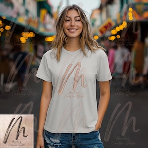 Bella Canvas 3001 Silver T-shirt Mockup, Digital Product, Bella Canvas T-shirt Mockup, Bella Canvas 3001 Tee for Print on Demand