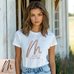 Gildan 5000 White T-Shirt Mockup, Digital Product, Gildan T-Shirt Mockup, Gildan 5000 Mockup for Print on Demand