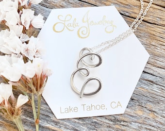 tiffany initials necklace