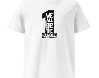 One in the Jungle Tシャツ | オーガニックドラムンベース ジャングルレイブTシャツ