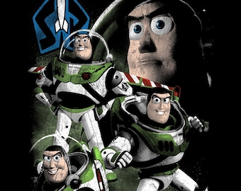 Vintage Buzz Lightyear streetwear design | Retro kunst (digitale download)