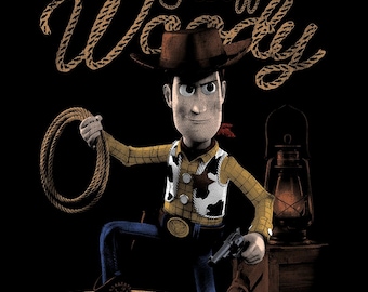 Vintage Sheriff Woody Streetwear Design | Retro Kunst (Digitale Download)