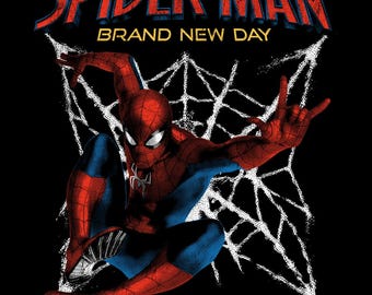 Vintage Spiderman BND Streetwear Design | Retro stripkunst (digitale download)