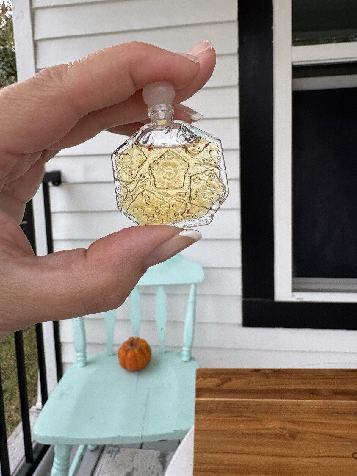 VTG Jean Charles Brosseau Ombre Rose Parfum Profumo Mini Viaggio Oro W Top Bianco