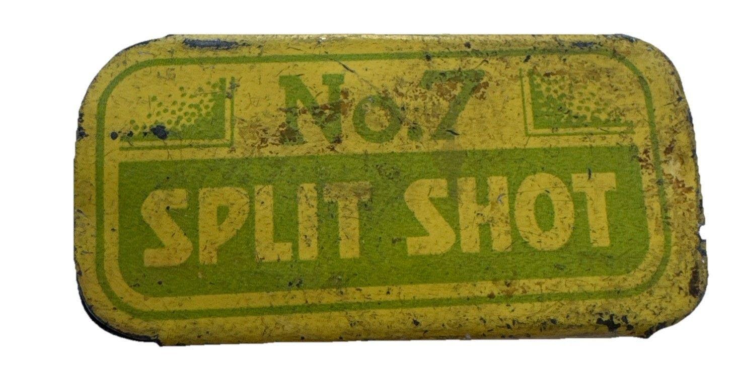 No. 7 Split Shot Weights Tin Houston Fishing Tackle Company (11 Weights)