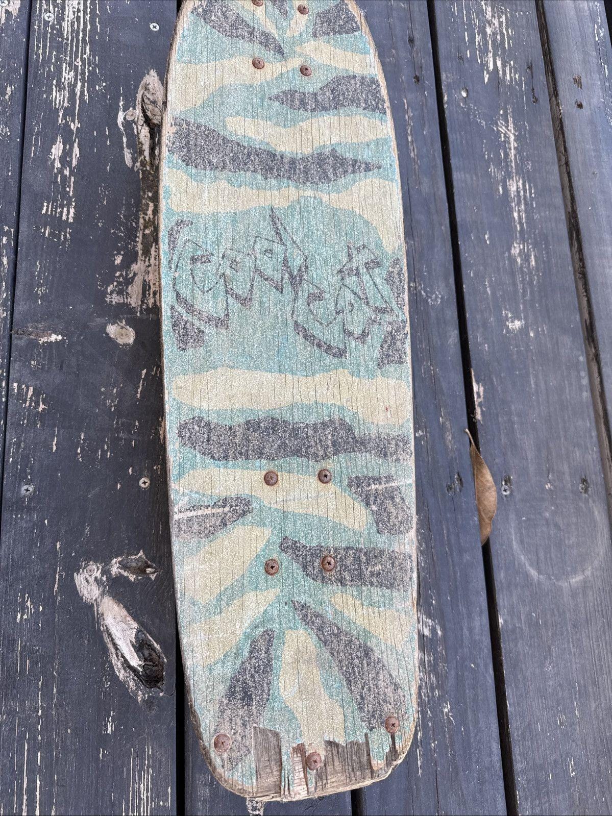 Vintage Cool Cat 1980s Variflex Retro Skateboard Complete Board