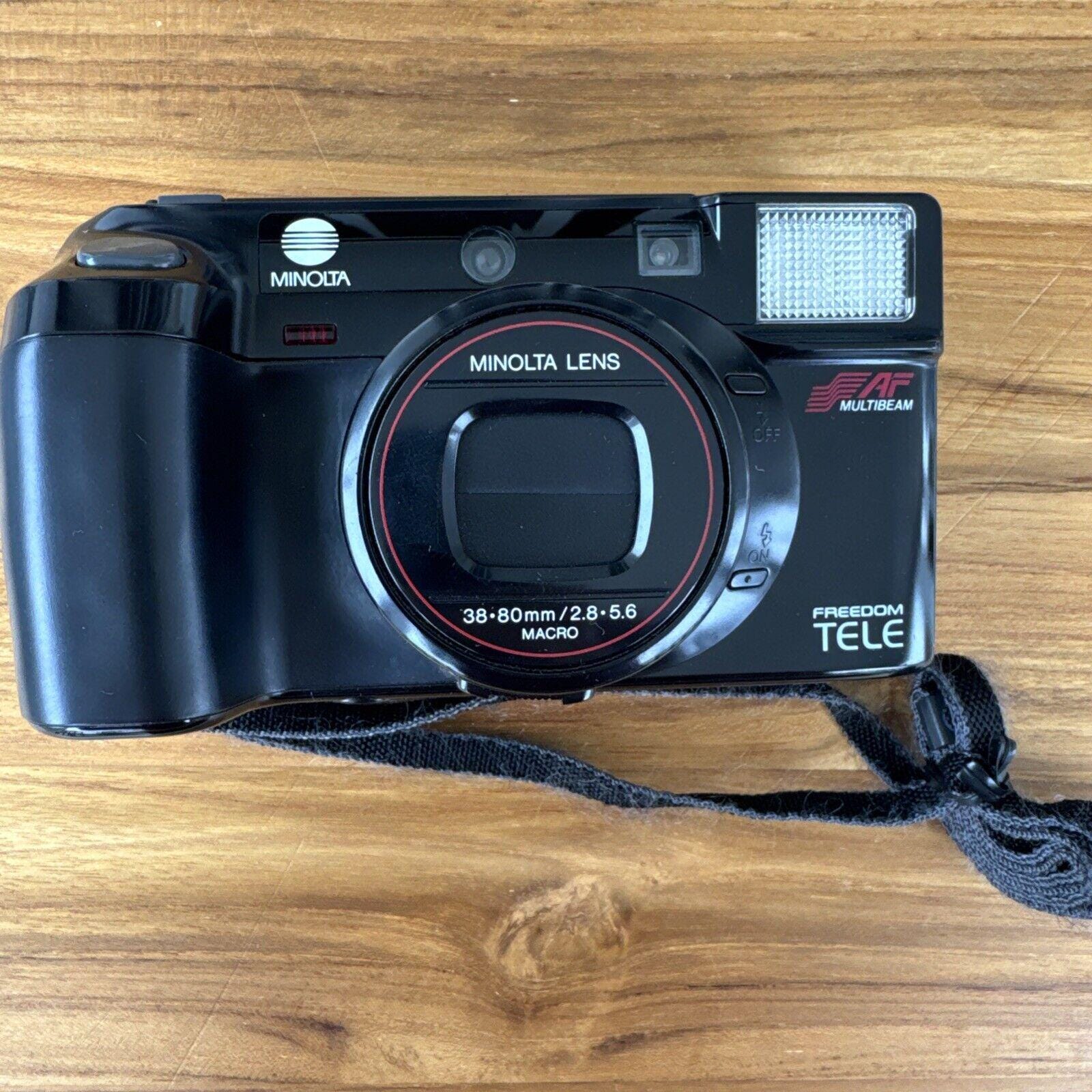 Appareil Photo Minolta AL-F 35mm Vintage – Avec étui Cuir, Années 70