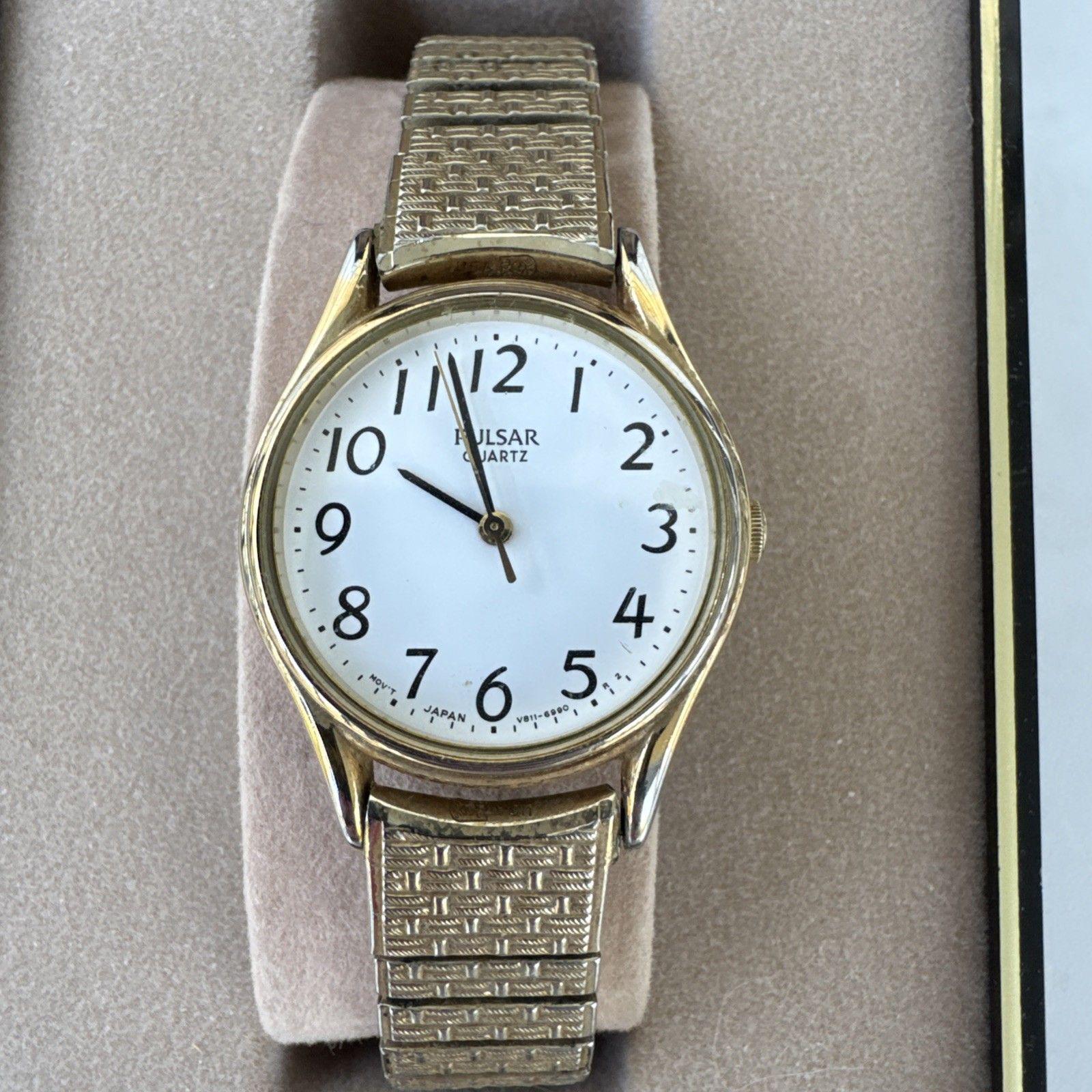 Pulsar x Seiko Gold-Tone Stainless Steel and Crystal Women’s Watch Pulsar PJ2014 Women main image 3