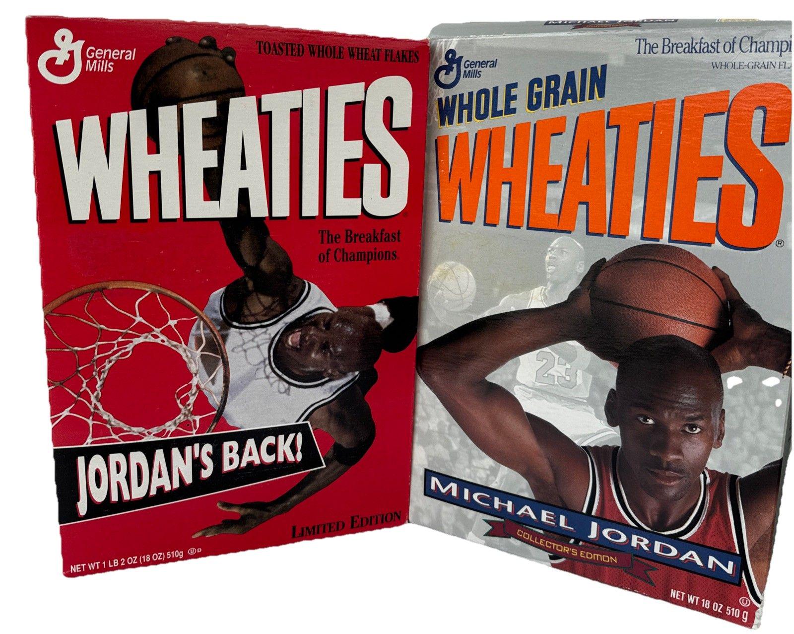マイケルジョーダン　ウィーティーズ空箱コレクション　2種セット販売 マイケルジョーダン ウィーティーズ空箱コレクション 2種セット