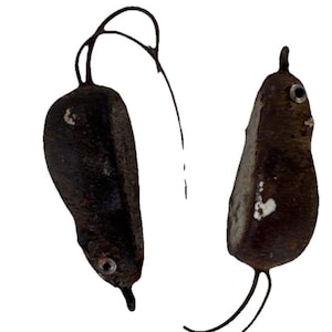 Weber Dylite Brown Mouse Fishing Lure,Early Wood Flocked/Weedless Lot Of 2