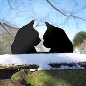 Cat Garden Decor Kitty Yard Art, Garden Gift for her