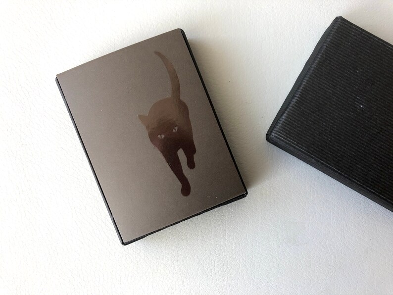 Silver Cat Earrings Kitty Gift for Her Cat Lovers Silver Gray image 8