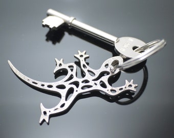 Gecko Keychain Keyring