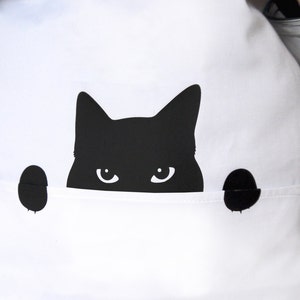 Cat Peeping Kitchen Apron