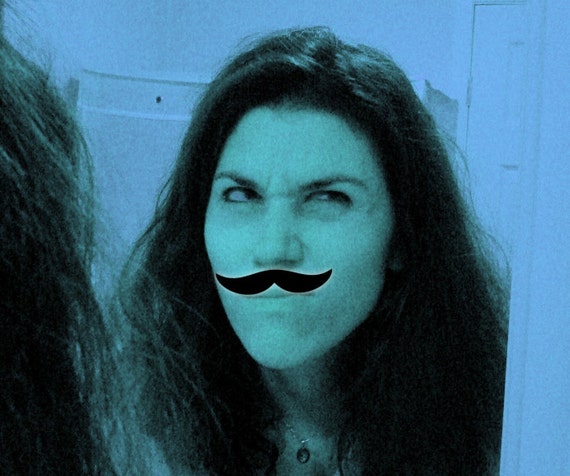 Bigote Pegatinas de Pared Comedia Bigotes Famosos de la | Etsy