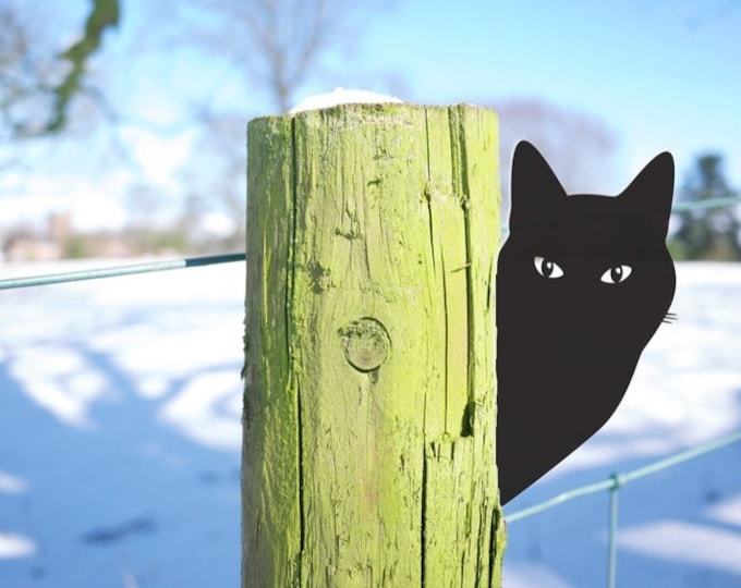 Cat Ornament, the Perfect Garden Art Gardener Gift for Cat Lovers