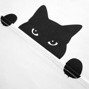 Cat Peeping Kitchen Apron