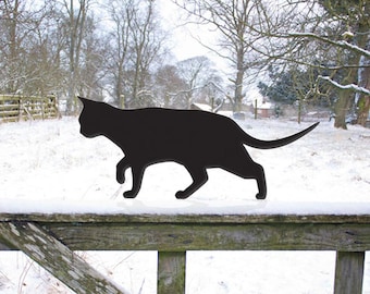 Cat Garden Gift Lawn Sculpture, Prowling Cat Ornament