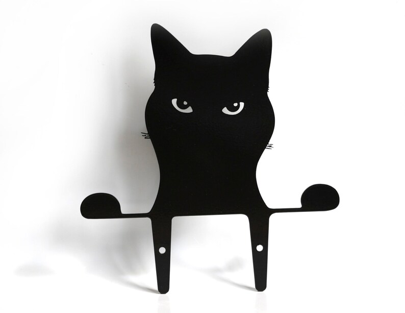 Cat Garden Sculpture Kitty Yard Art Lawn Ornament of Metal Etsy UK