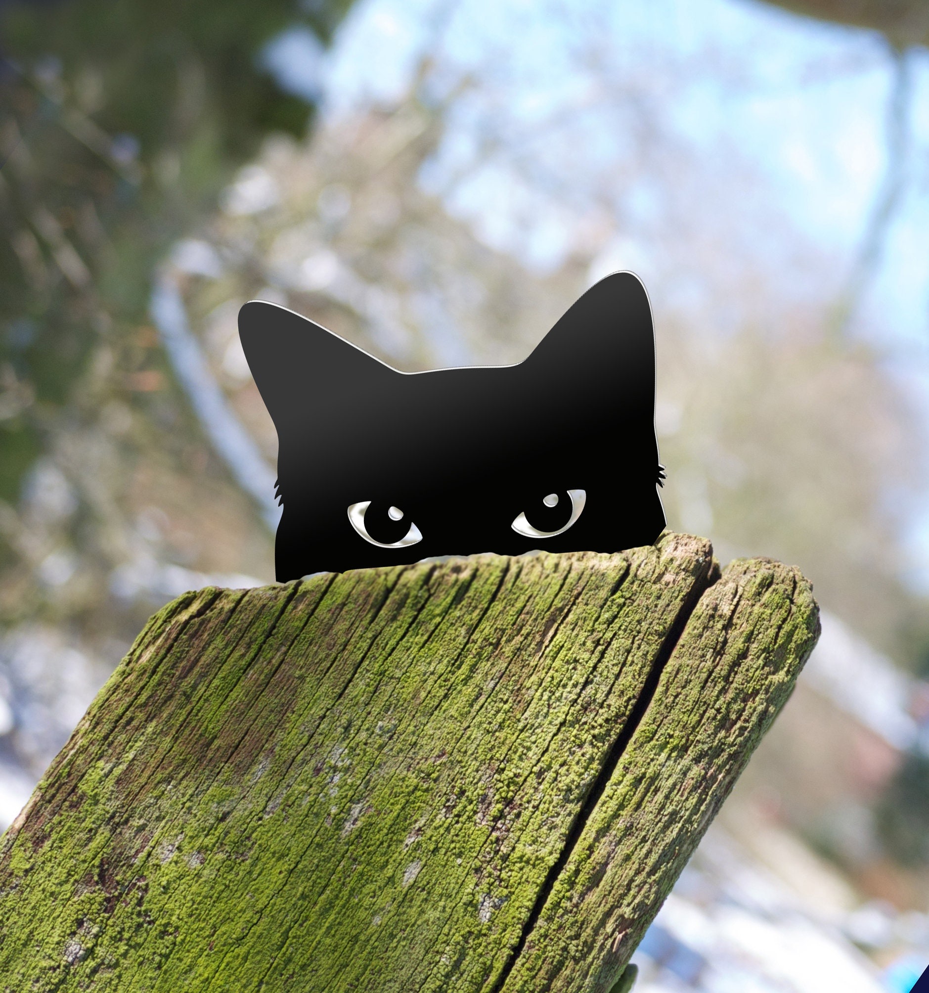 Cat Garden Art Lawn Ornament, Perfect Gardener Gift