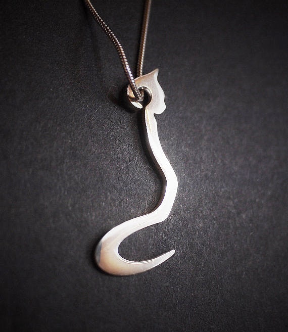 cat tail necklace