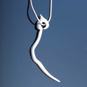 Silver Cat Pendant, Special Cat Jewelry Gift for her Birthday image 3