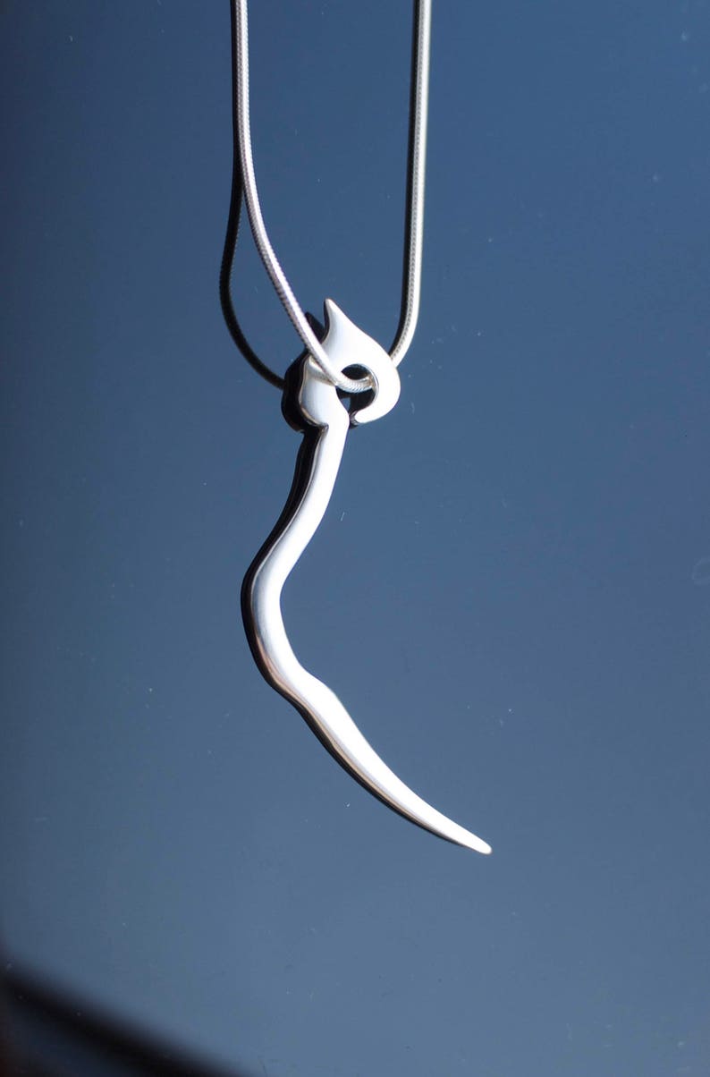 Silver Cat Pendant, Special Cat Jewelry Gift for her Birthday image 3