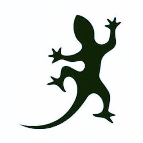 Gecko Wall Stickers, Lizard Stickers - 4 sets