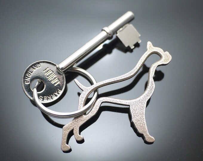 Dog Keychain Gift, Pup Keyring for him
