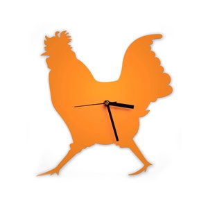 Cockerel Wall Clock Chicken Clock