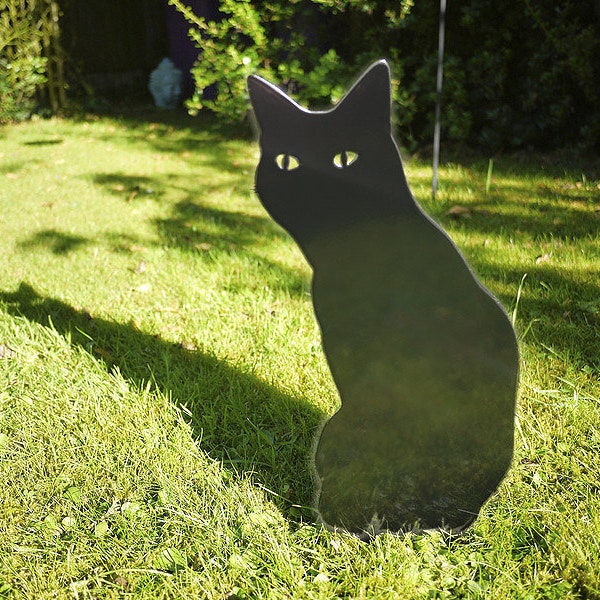 Cat Lawn Ornament Etsy