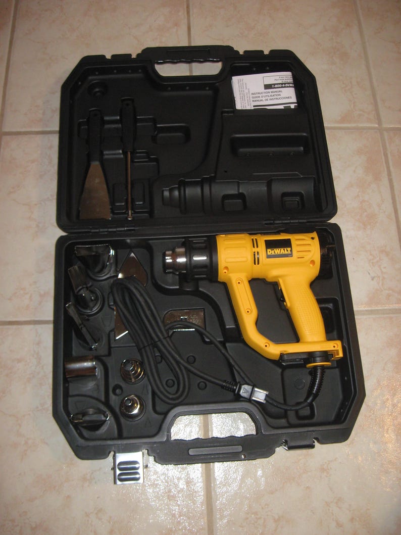 Brand NEW With Case DEWALT D26960 Heat Gun Kit With LCD Display and ...