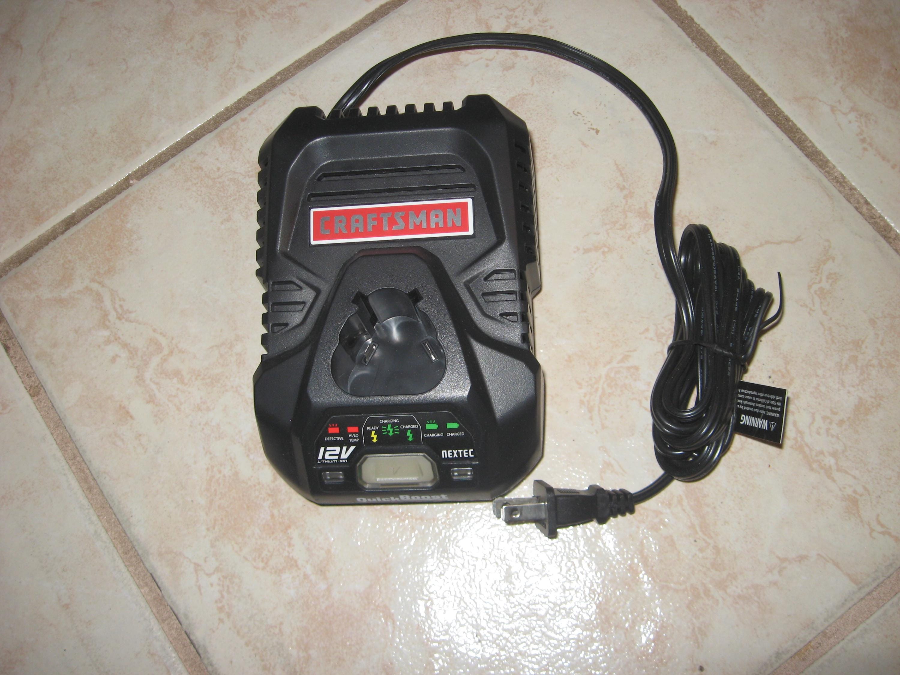 12v Cordless Craftsman 12 Volt Nextec Charger CRAFTSMAN