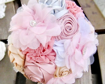 Bridal Bouquet Bridesmaid Bouquets Rose Flowers Bouquet Set Etsy