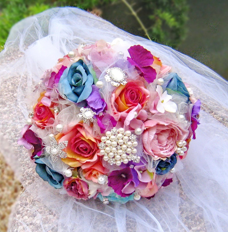 Vintage Bridal Bridesmaid Ranking Excellence TOP6 Bouquet bouque Flowers Rose