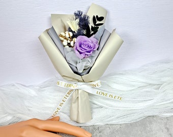 Konserviertes Rosenbouquet | Geburtstag, Valentinstagsgeschenk