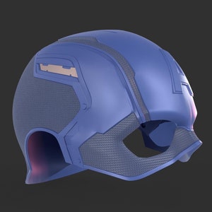Captain America Helmet 3D File