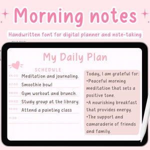 手書きフォント、デジタルプランナーフォント、iPad用プランナーフォント、Goodnotesフォント、メモ取りフォント、かわいくてきれいな手書きフォント、手書きフォント