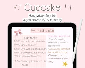 Handwriting font,digital planner font,Planner fonts for iPad,Goodnotes fonts,Note taking font,Cute and neat handwritten font,pencil font
